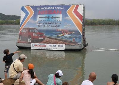 Nissan Floating Billboard